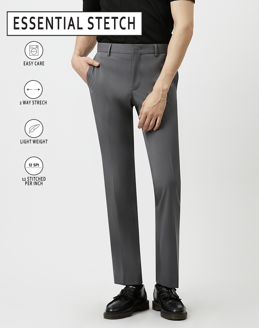 Slim-Fit Essential Stretch Trousers Archives | DAPPER | Style